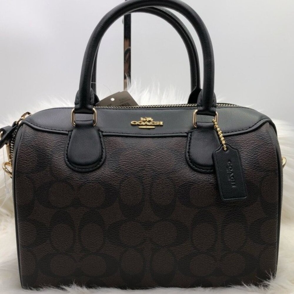 Coach Euc Signature Mini Bennett Shoulder Bag
